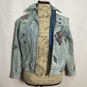 NWT BLANKNYC DEMIN GRAPHIC JACKET SIZE‎ S